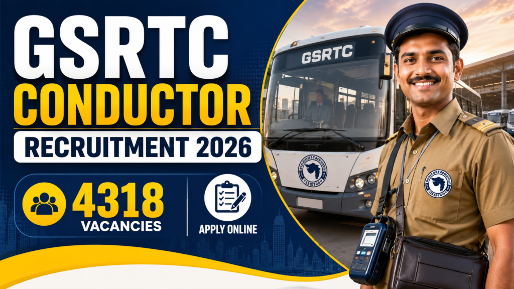 GSRTC Conductor Recruitment 2026